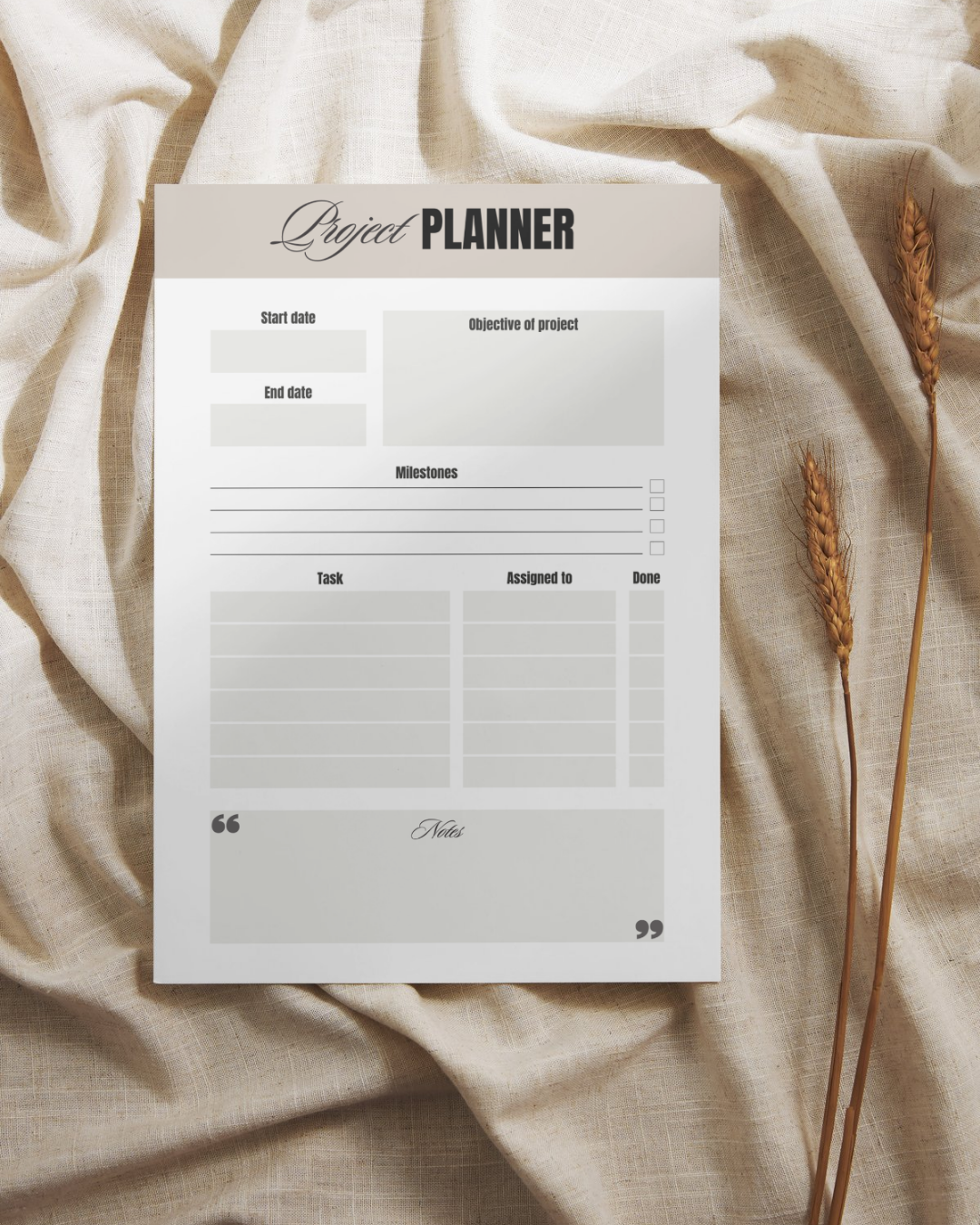 Productivity Planner