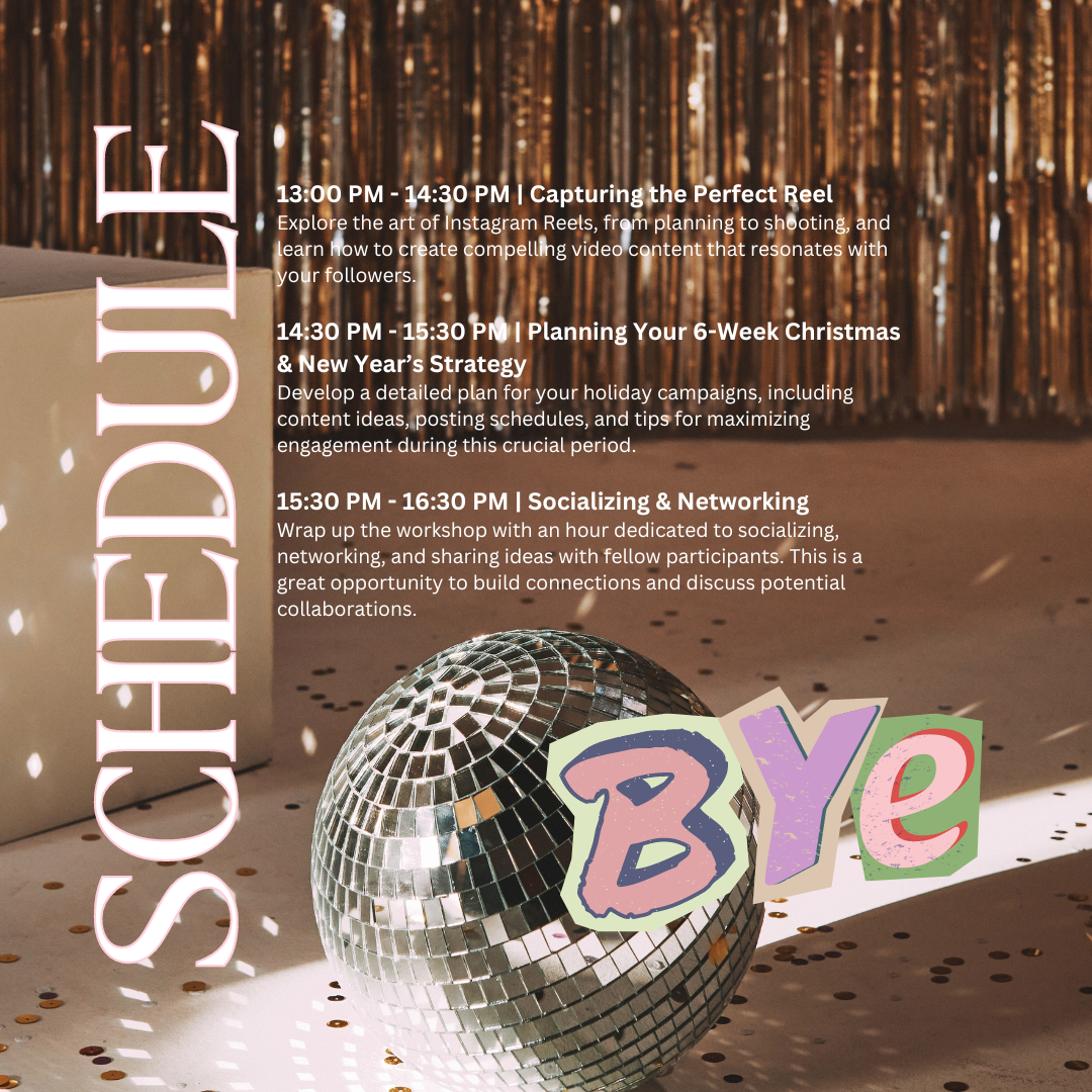 Social Media Workshop: Shine Bright This Holiday Season! 07.11.2024