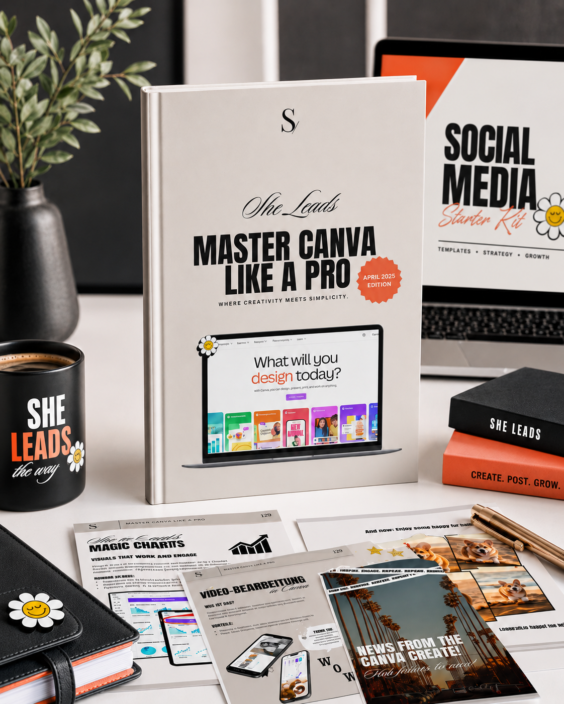 Master Canva Like A Pro Workbook Print Version